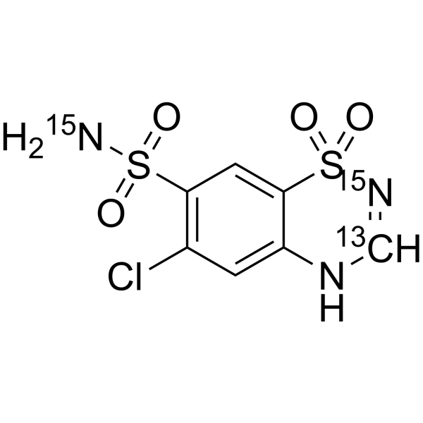 Chlorothiazide-13C,15N2 1189440-79-6